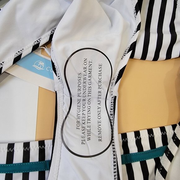 CUPSHE Women's Leafy Wrap Tie Bikini Set Halter Back Bow Low Waisted size XL NEW - Picture 15 of 15